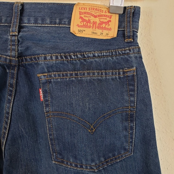 Levi's 505 Regular Size 29X29 - Picture 5 of 8